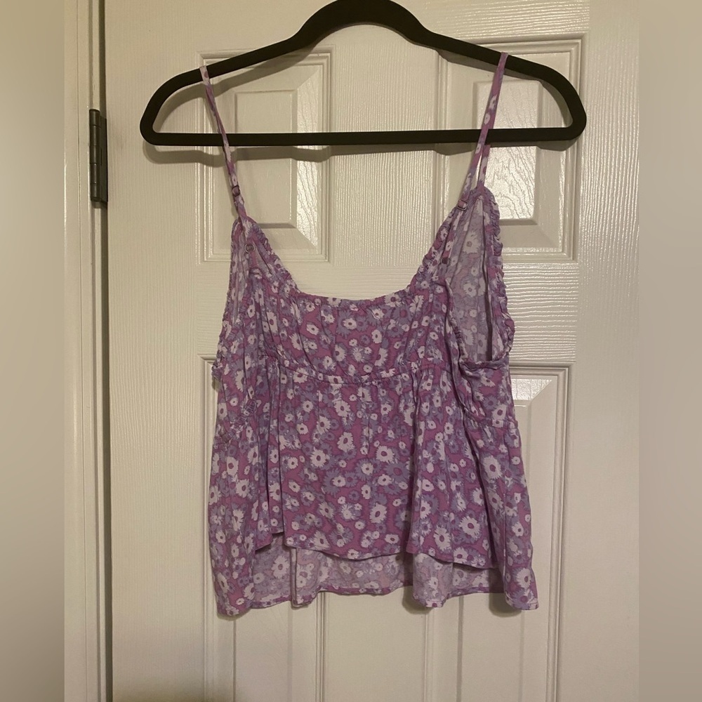 Abound - Purple Floral Top - Picture 4 of 4